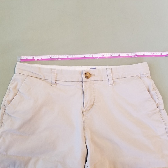 Old Navy Khaki Shorts Womens Stretch Size 2 - Picture 3 of 5